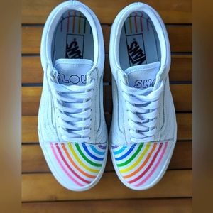 Vans Flour Shop X Rainbow Men's 6 Women's 7.5 🌈